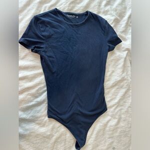 Abercrombie navy blue bodysuit